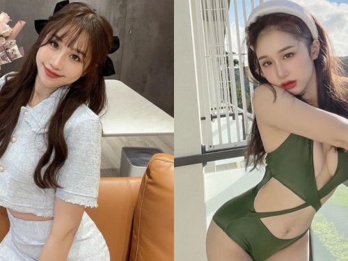 長榮正妹空姐「Chloe」墾丁度假，性感泳裝挺「渾圓美乳」好辣！