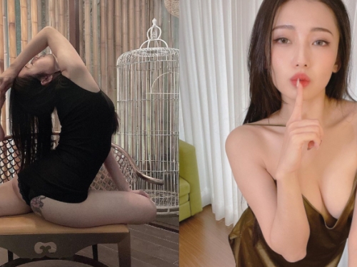 騷辣妖姬「夏暮光」秀一手瑜珈招式　超軟Q筋骨劈腿也沒問題