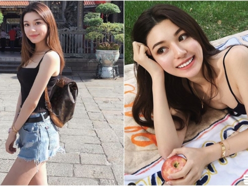 氣質學霸正妹「cici pan」留學放假來台玩耍，龍山寺瞬間成為絕世美景啦！