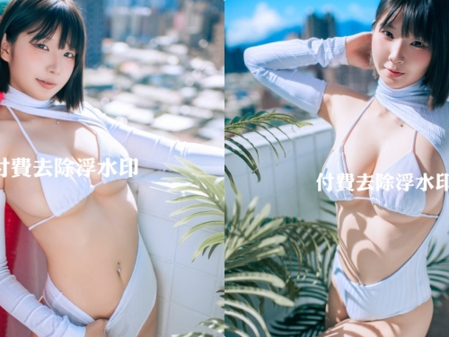 「游泳社巨乳女同學」三點式比基尼超透視，「誘惑含冰棒」畫面太銷魂...