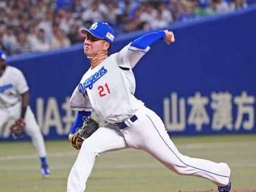 日職》首球就飆152公里！ 中日龍一指大物初登板6局8K問天吞敗