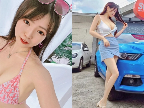 超火辣中古車「正妹業務」張瑜 Tako！超優質「車頭燈」不買不行啊！
