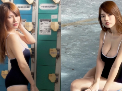 墾丁驚見性感少女「張弄弄」，「銷魂史庫水」現超猛美體！