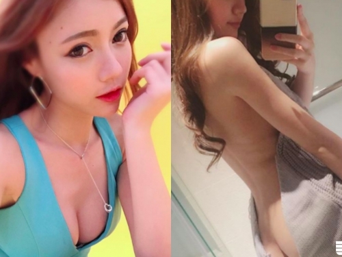 「超甜正妹」自拍好驚人！交出整片露背+「前後四粒」，視角讓人好衝動呀！