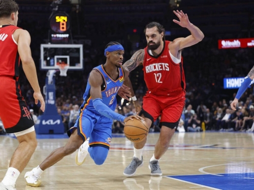 NBA開幕戰》SGA致勝罰球拿35分率雷霆2OT險勝 杜蘭特轉戰火箭23分無用