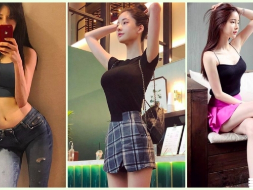 超胸！網瘋傳「爆乳挺胸妹」熟女魅力大爆發！誘惑的「白皙美腿」身材好逆天啊…