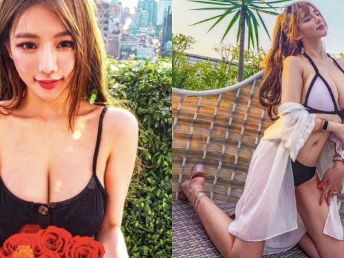 神正花店老闆娘「dora」美貌出眾，「前凸後翹」迷人曲線讓網友都想去光顧生意！