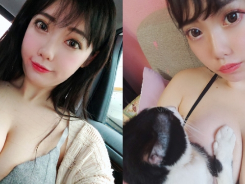 真的好大！萌系宅女「施莉莉」新洋裝買太小　爆乳效果太驚人！