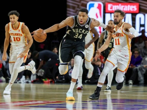 NBA》「字母哥」32分準大三元 公鹿打敗老鷹挺進NBA盃冠軍賽