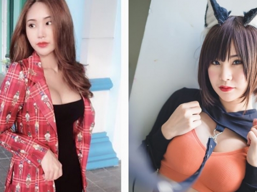 街頭出現「爆乳大姐姐」！下班回家後化身性感小貓咪，甘願當男友的小寵物！