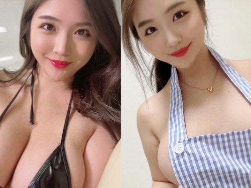 G 乳的力量！寫真女星「水咲優美」巨乳霸屏　就愛「裸體圍裙」穿搭