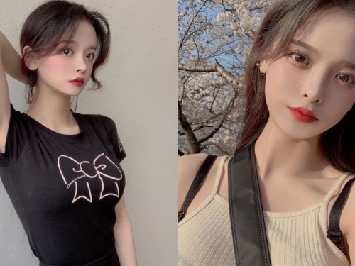 暗黑系正妹「高冷自拍」曲線好凸出，黑色單品太顯「性感胸型」了！