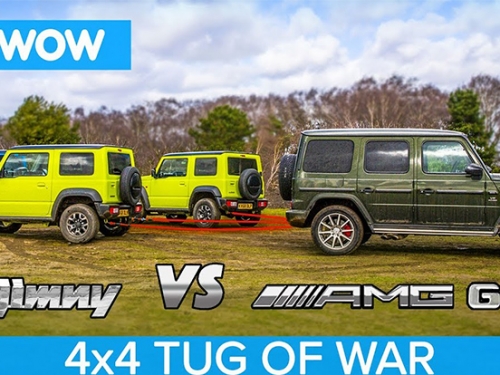 [影] 另類「拉力大賽」：幾輛 Suzuki Jimny 才能撼動 Mercedes-AMG G63？