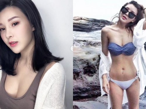 人形立牌實體化！白皙美女「陳語媃」比基尼下渾圓飽滿，好想直接扛回家！