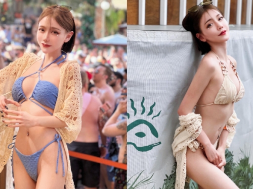 性感又可愛！台版涼森玲夢「酸酸Enny」泳池大曬火辣身材