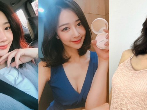 氣質姊姊深V低胸「渾圓乳球」好集中！美嫩乳溝好深一條，邪惡想法不斷冒出