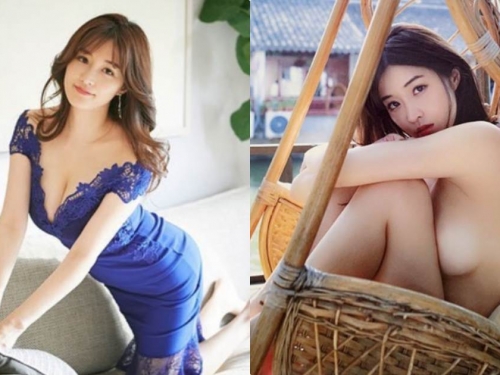 正妹Hakase Mai「裸身坐在椅子上」，渾圓側乳讓粉絲都興奮了！