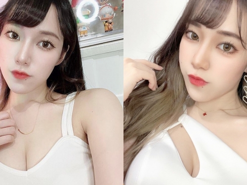 甜心妹子「心兒」深V裝好誘人，IG美照展現「絕佳曲線」！