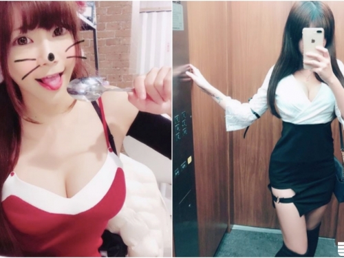 發育太好！吃貨少女擁有「豐滿爆乳」好厲害！Ｓ型「大奶細腰」超犯規啊！