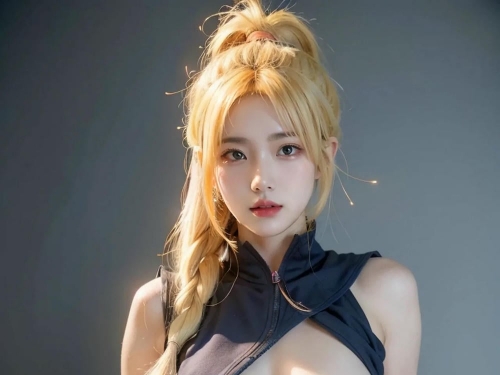 ★PATREON★ AI_KAORI - Blonde Woman, Bare Shoulders, Captivating Gaze - Part 2