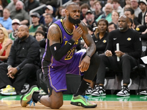 NBA／詹姆斯遭遇腹股溝拉傷 傳可能缺席1至2周