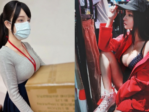 好有重量！巨乳同事搬貨「卡住胸部」　網友：我樂意幫忙扶