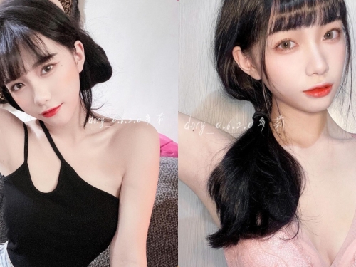 可愛正妹「Dory」粉嫩內衣好迷人，「性感的胸前畫面」讓人著迷！