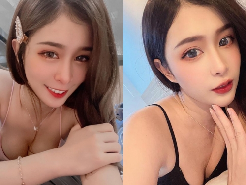 迷人正妹「Dona」吃可愛長大，「低胸自拍」畫面太惹火！