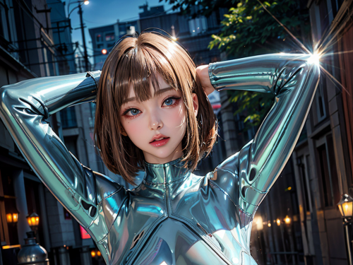 colored latex bodysuits