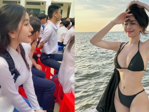 高中穿奧黛爆紅！清純越南妹「上大學變超辣」掉出傲人南半球