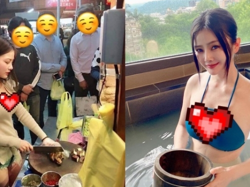 比基尼辣照連發！滷味妹「小桃子」南北半球大解放　黑長直散發滿滿御姐魅力