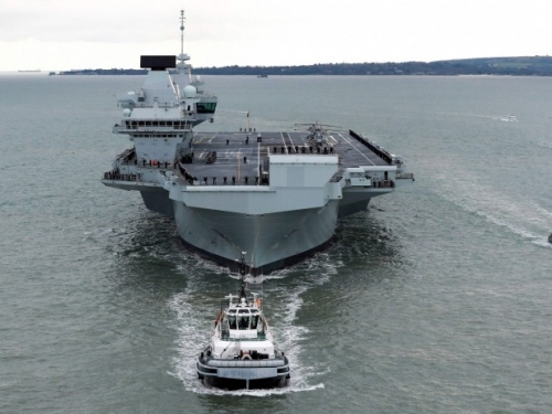 斥資1200億！英國新航母「威爾斯親王號」服役