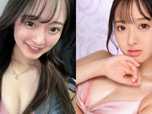 可愛美乳新人和大叔的濃厚接吻，還含肉棒狂高潮！
