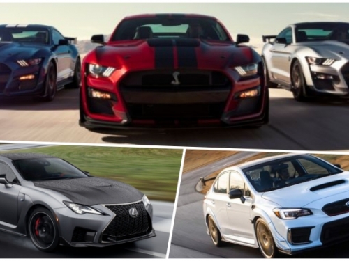 三台都想要！Ford Shelby GT500、Lexus RC F Track Edition、Subaru WRX STI S209 底特律車展同步亮相
