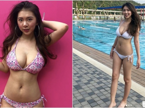 歐美派作風94豪爽！運動正妹日常秀「比基尼巨乳」份量十足，霸氣逼人啊！