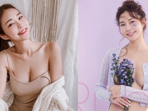 音樂系女神「黃上晏」推寫真月曆！「上空爆乳」火辣身材驚艷網友