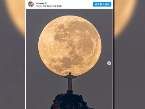 IG百萬瘋傳「完美抱月照」！ 巴西攝影師花3年才成功拍到