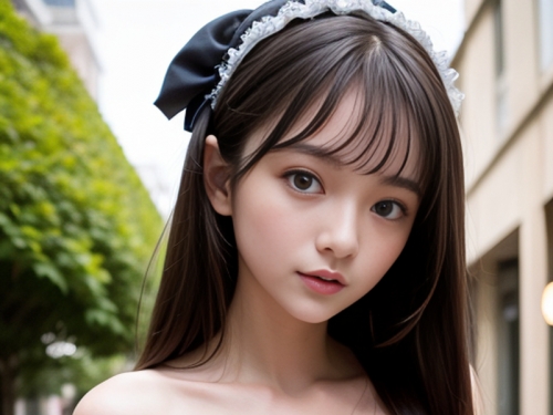 AI生成美女~maid (女僕-メイド)-4