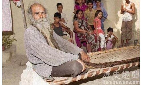 世界上最髒的男子:40年沒有洗過澡