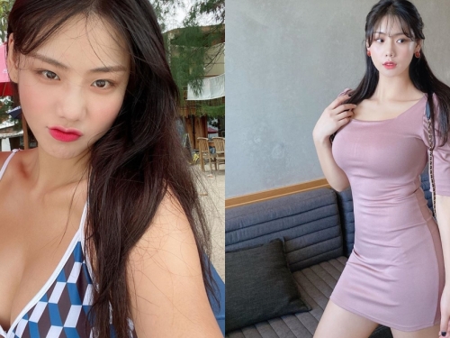 行走的穿衣架！「大奶翹臀」韓國歐逆크롭比例超優，衣服再緊身也不怕！