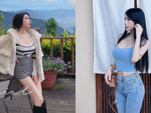 正妹闆娘「沈琪琪」穿小背心吃日料，「超兇白嫩曲線」讓人瘋狂！