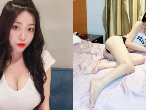 不只是「腰瘦腿精」！正妹「妍妍兒」辣曬「豐滿美乳」擠出超深事業線