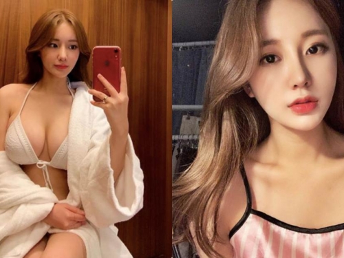 南韓「誘惑巨乳」彼拉提斯教練，自拍露出「超雄偉大美乳」！