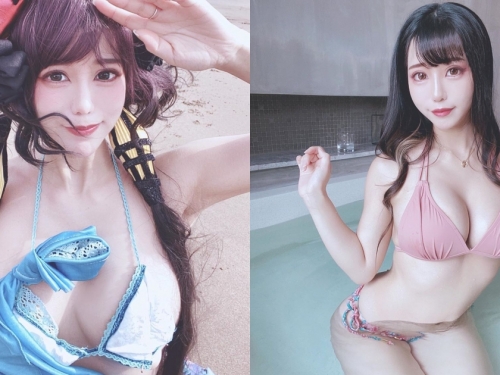 這路人cos的也太好！「台灣美乳妹」胖在該胖的地方，霸氣乳量衣服罩不住～