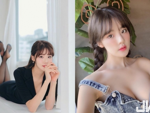 177公分「巨乳版太妍」모델 정하大隻馬身材氣場超強　從後面來肯定超爽