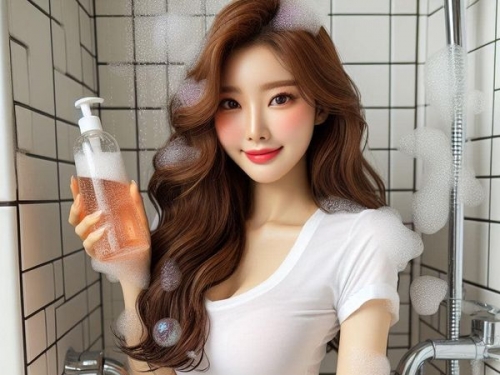 妹子洗澡