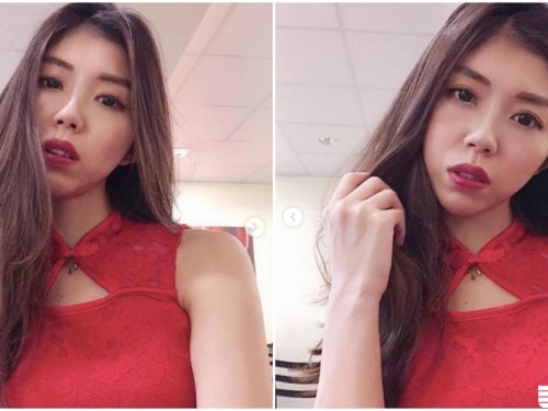 正妹小渝兒火紅造型「好有氣場」，性感嘴唇「吸引力滿分」！