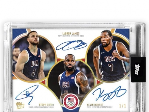 奧運男籃》誰是幸運兒？美國男籃球員卡藏一張「三神獸」親簽