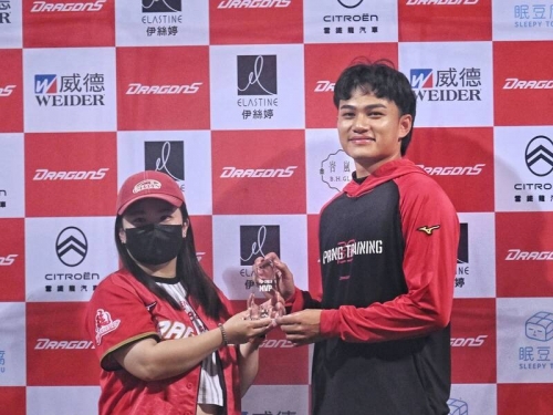 中職》徐若熙第二勝到手 笑說無關紋眉改運