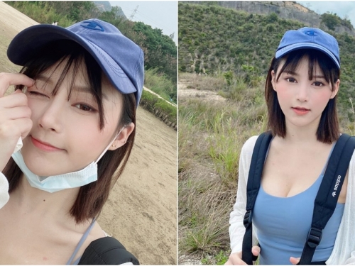 原來是護士！爬山時遇到「氣質甜美正妹」完美顏值讓人瞬間戀愛